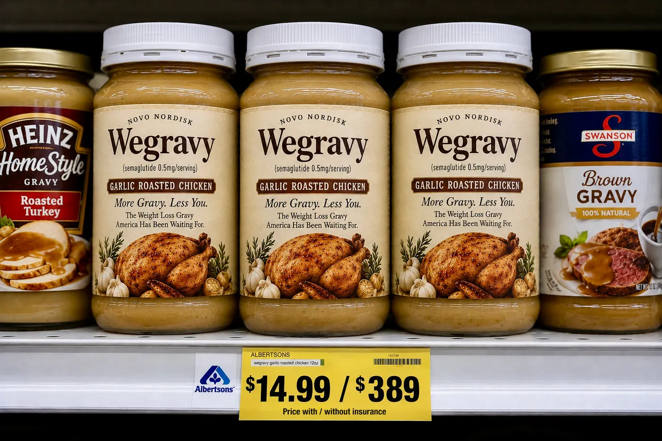 Wegovy Now Available in Gravy Form