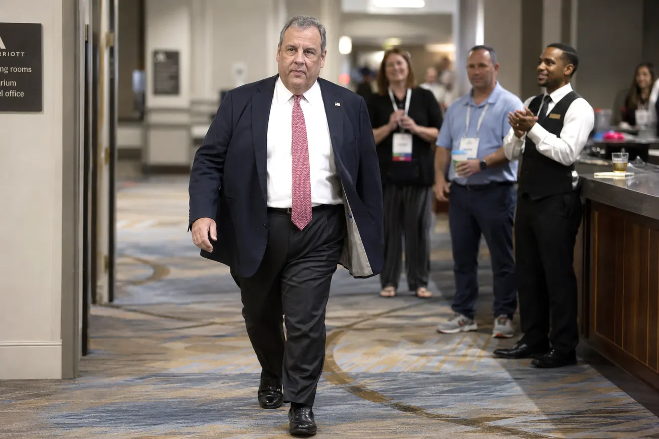 Chris Christie Walking for President in 2028