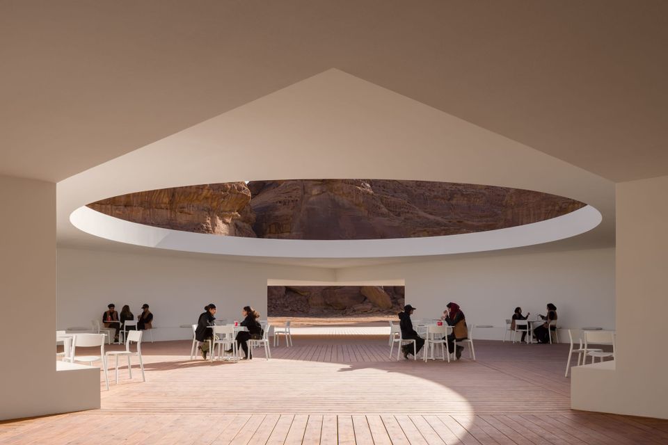 Photographing the Desert X 2024 Visitor Center in AlUla, Saudi Arabia