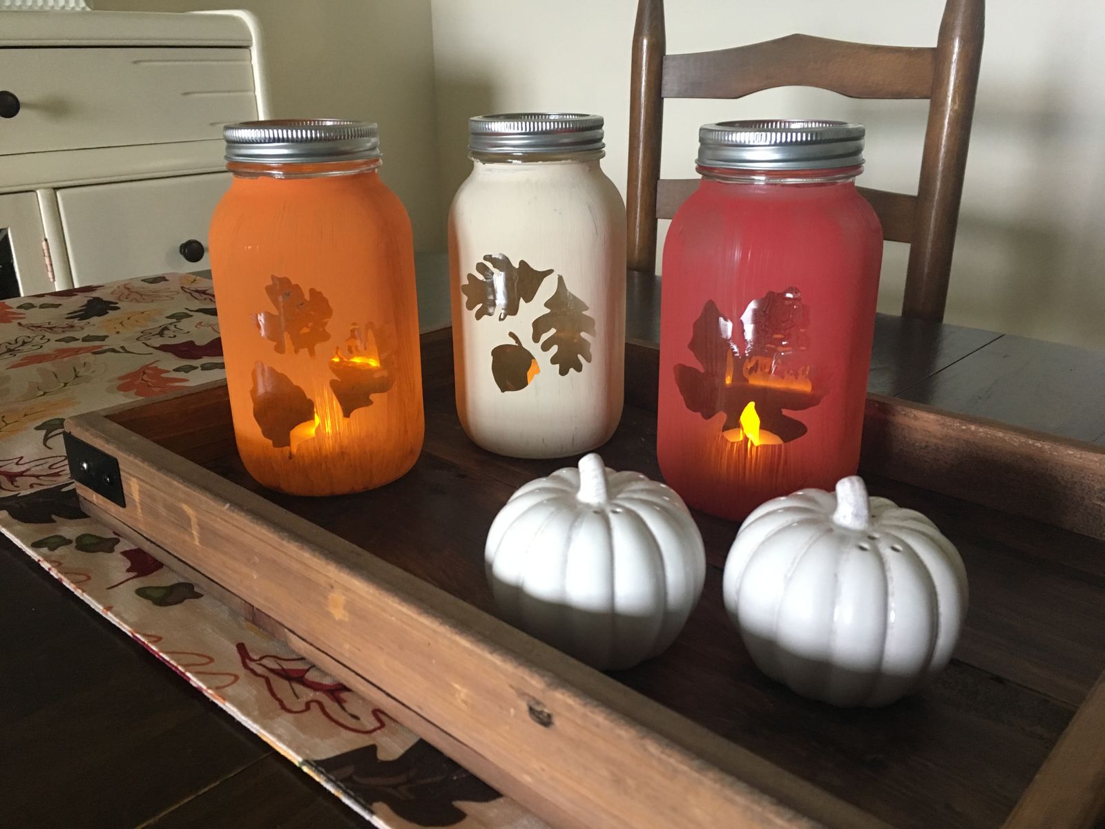Fall Mason Jar DIY