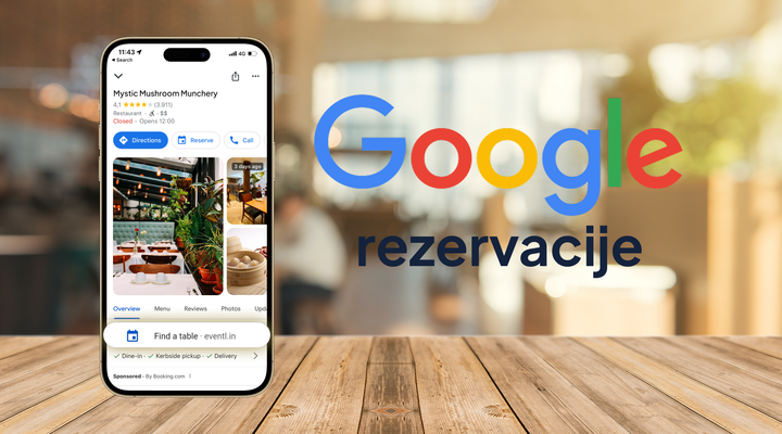 Još uvek ne koristite rezervacije preko Google-a? Vreme je da počnete!
