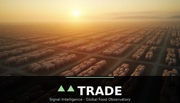 ▲▲ TRADE: China Pork Imports Collapse 34% as Domestic Herd Rebuilds