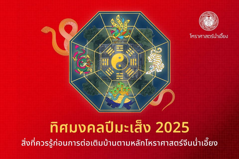 ทิศมงคลและกาลกิณีประจำปี : สิ่งที่ควรรู้ก่อนการต่อเติมบ้าน ตามหลักโหราศาสตร์จีนน่ำเอี๊ยง