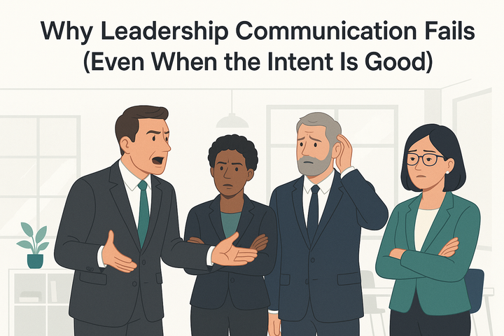 Why Leadership Communication Fails (Even When the Intent Is Good)