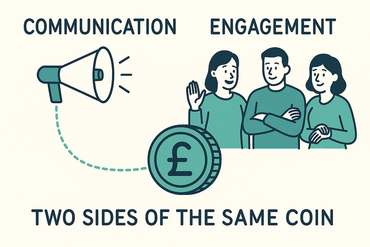 Communications and Engagement Are Two Sides of the Same Coin – Don’t Split Them