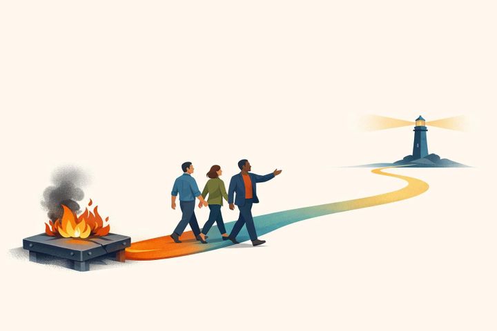 Burning Platform Stories vs. Visionary Narratives