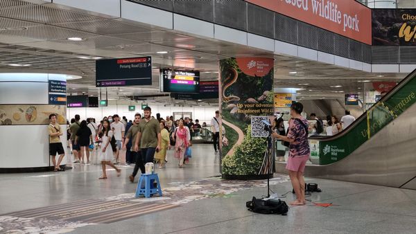 Evan Goh - Dhoby Ghaut MRT station - 6 Apr 2025