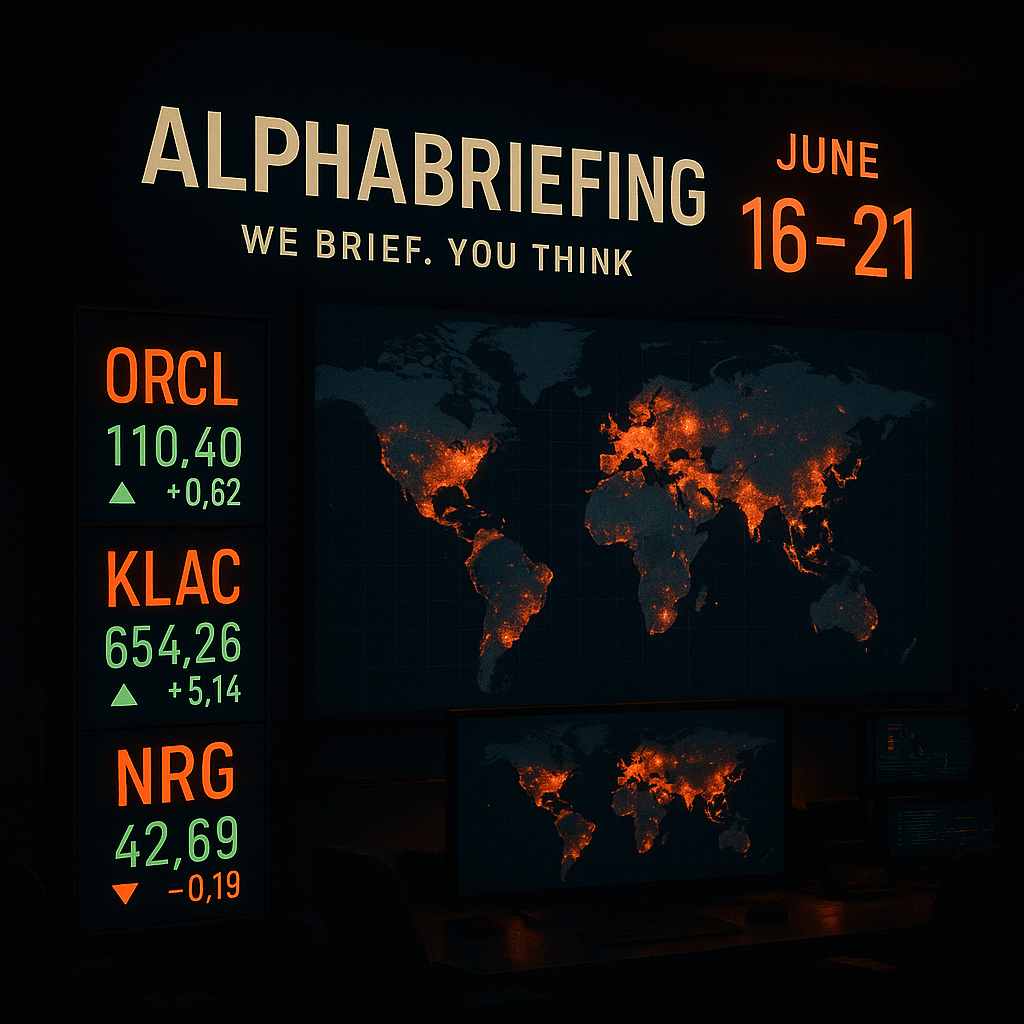 🧠 Operational Brief: Market Week Ahead (JUNE 16–21)
