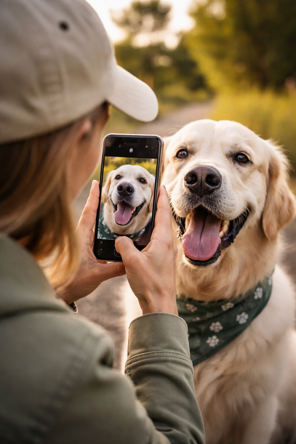 Take amazing photos of your dog.