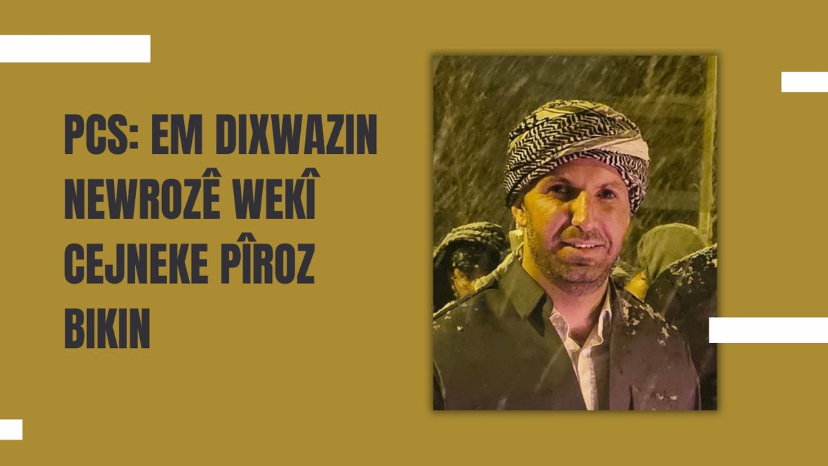 PCS: EM DIXWAZIN NEWROZÊ WEKÎ CEJNEKE PÎROZ BIKIN