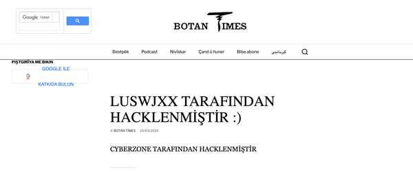 Botan Times Was Targeted by 80,000 Cyber Attacks and Experienced 20 Minutes of Unauthorized Access