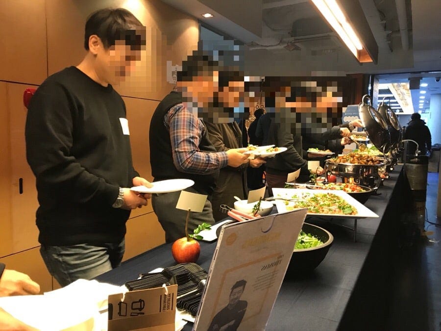 Small-Group Catering for a D.CAMP Venture Startup Gathering