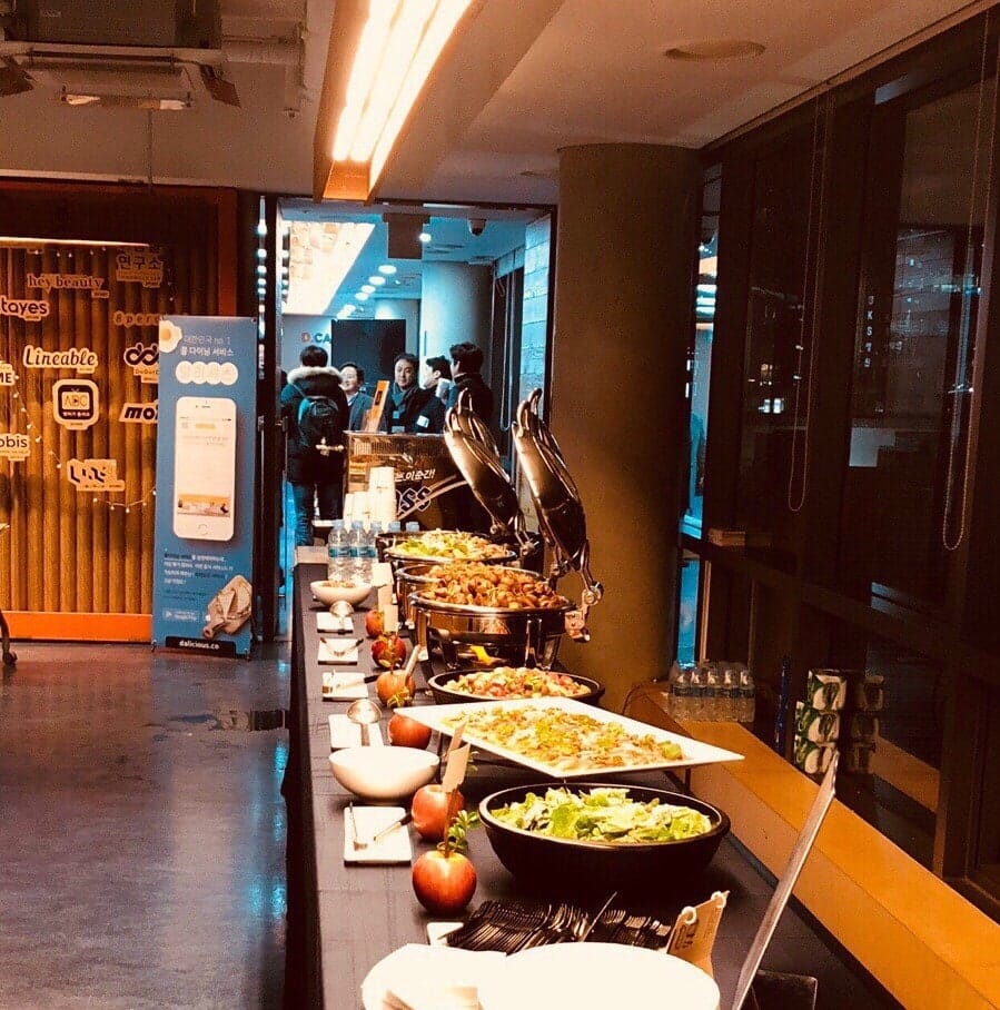 Small-Group Catering for a D.CAMP Venture Startup Gathering — 2
