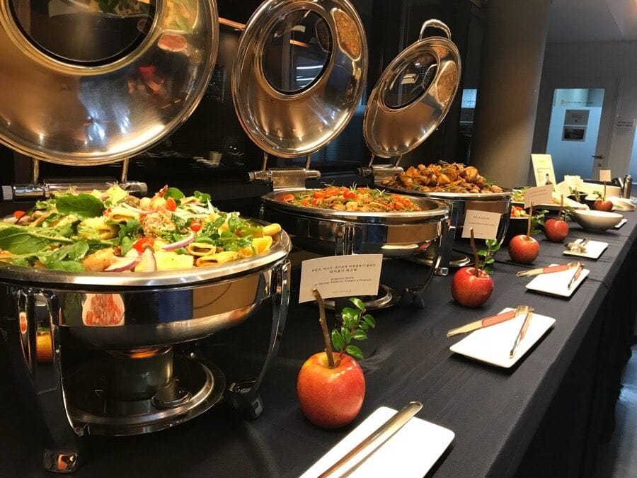 Small-Group Catering for a D.CAMP Venture Startup Gathering — 10