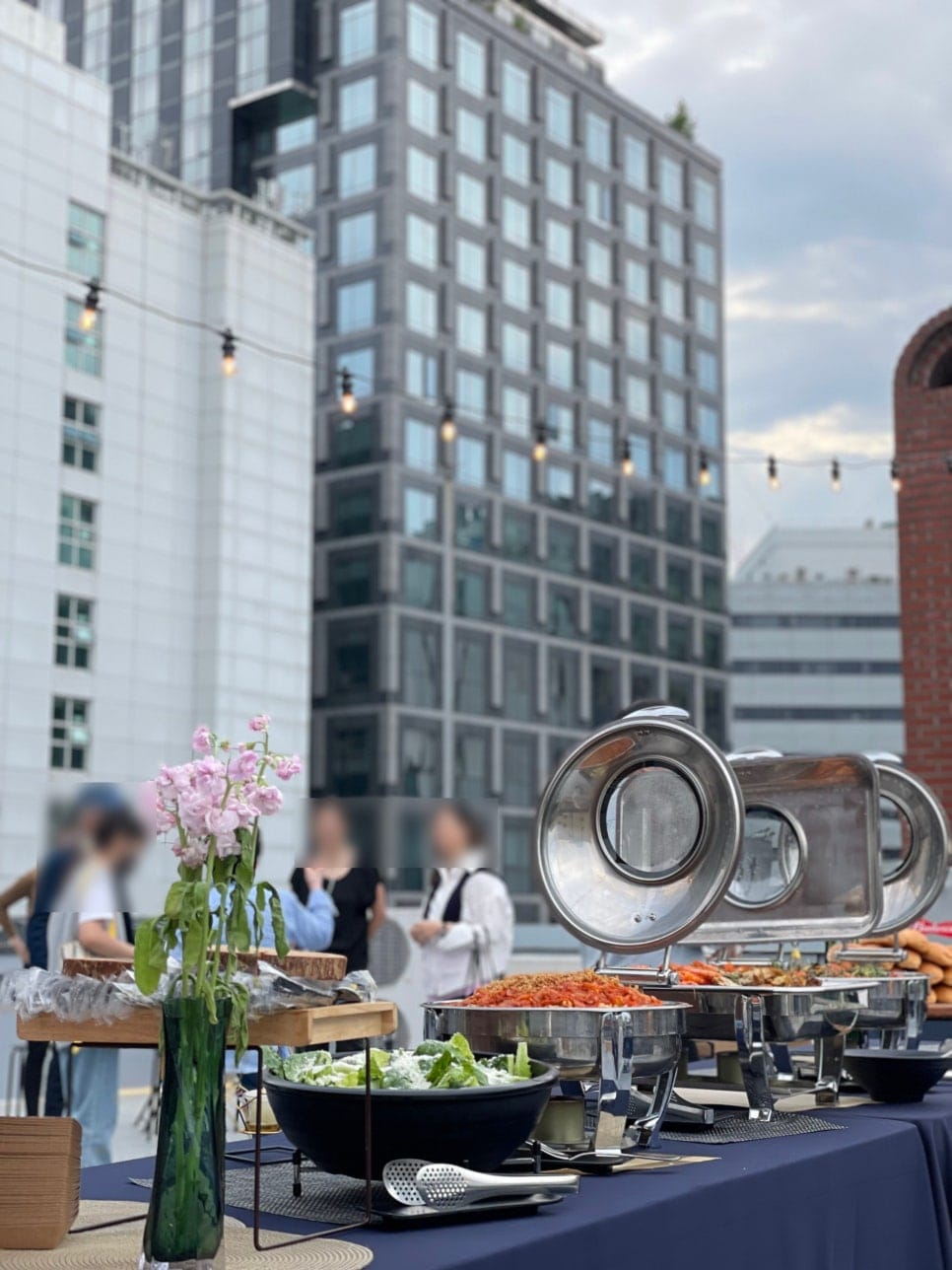 Rooftop Beer Party Catering in Seoul — Summer Outdoor Event Ideas