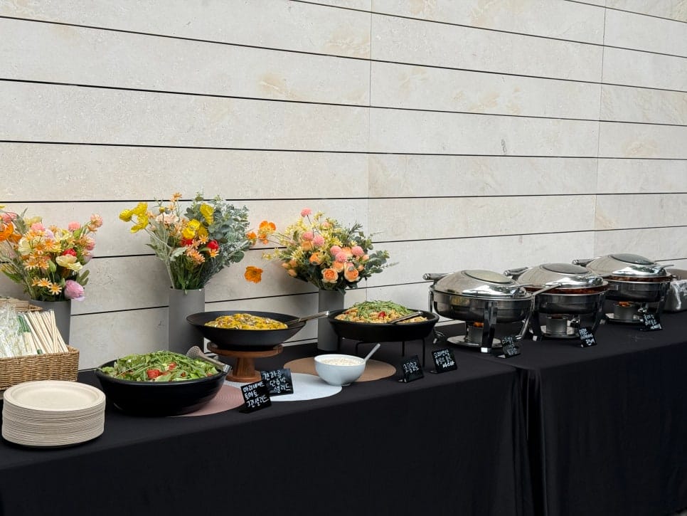 BBQ Catering at a Private Gallery in Seongbuk-gu, Seoul