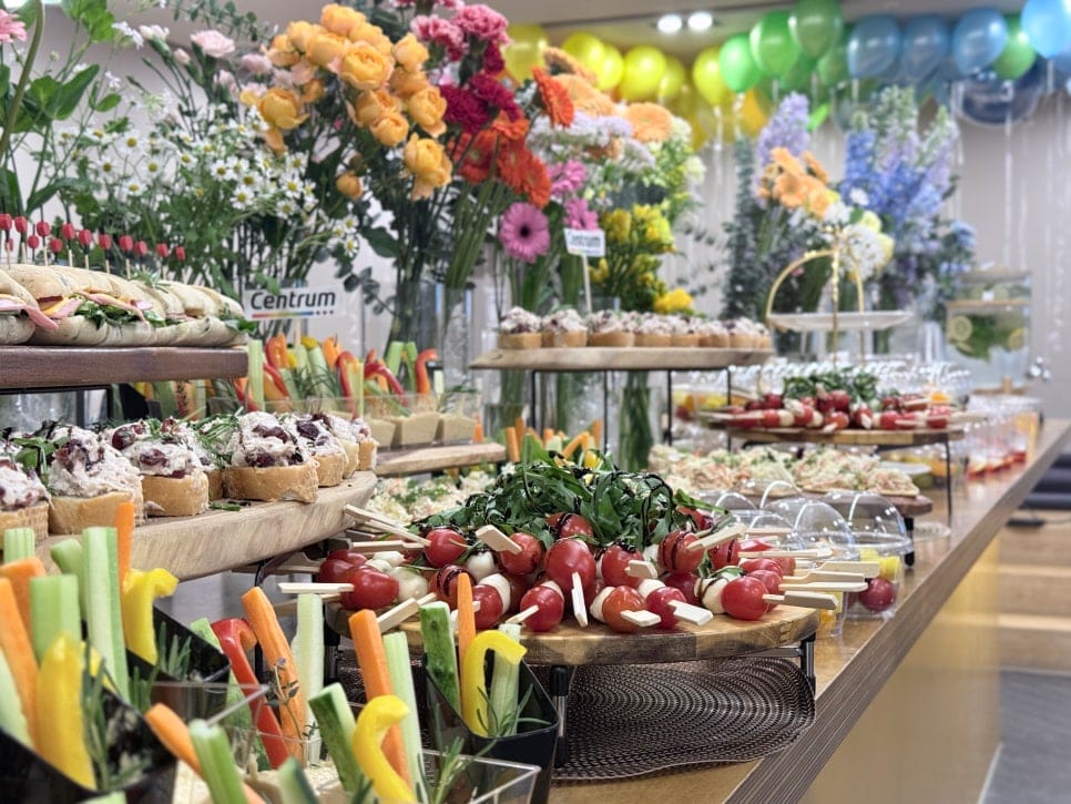 Brand-Themed Finger Food Catering for a Centrum Vitamin Event