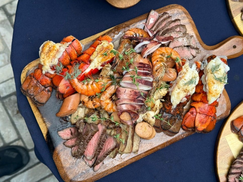 7-Item Live BBQ Platter Catering: Chef Grills On-Site for Your Event