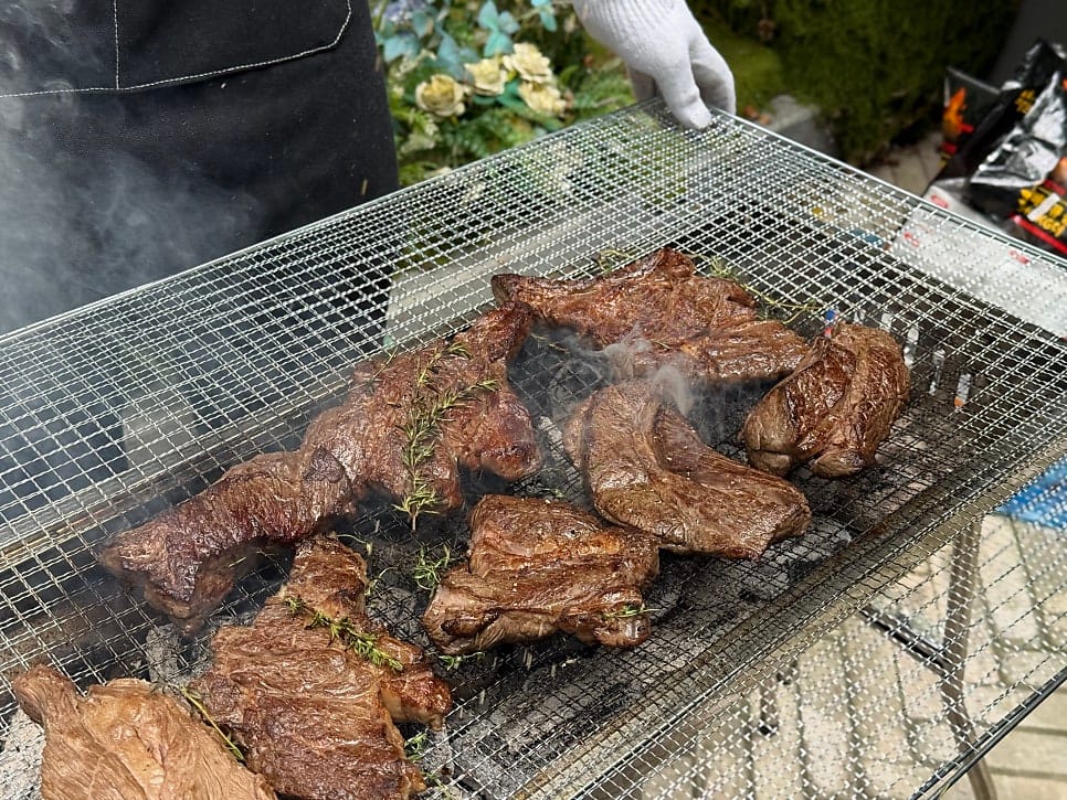 7-Item Live BBQ Platter Catering: Chef Grills On-Site for Your Event — 3