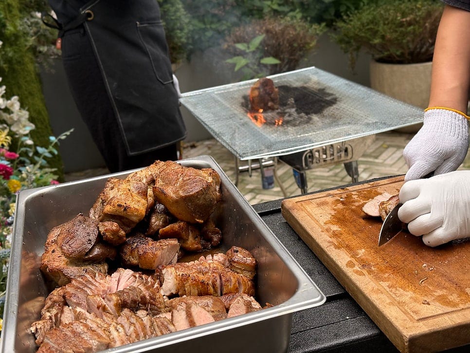 7-Item Live BBQ Platter Catering: Chef Grills On-Site for Your Event — 5