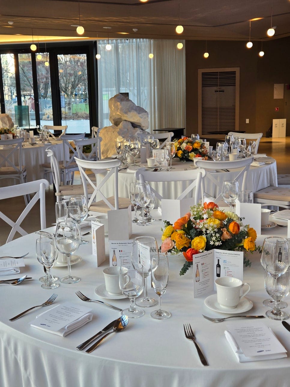 Samsung C&T VIP Course Menu Catering — Corporate Fine Dining by Chef's Table Catering