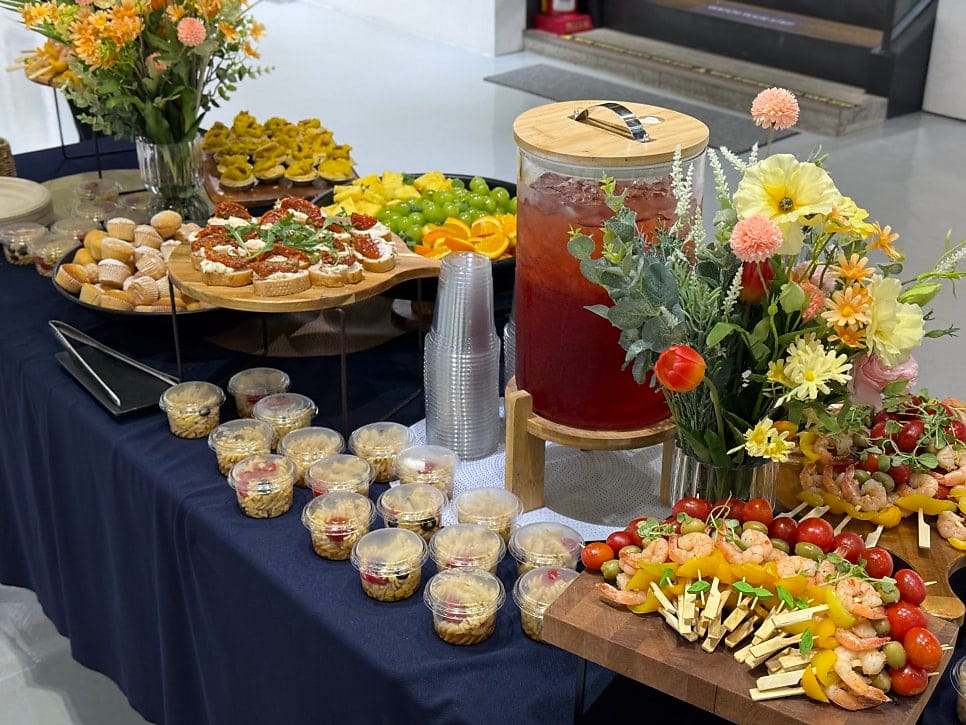 Gallery Catering in Insadong: Finger Food Setup for an Art Exhibition Opening — 5
