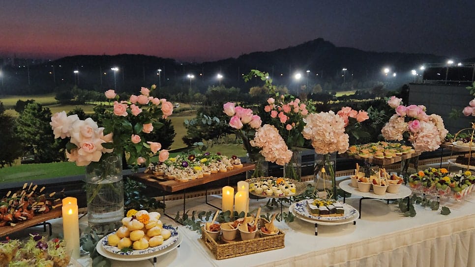 Wedding Catering in Korea: Course Menus, Buffets & Korean Table Settings for Private Weddings
