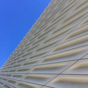 The exterior of The Broad.