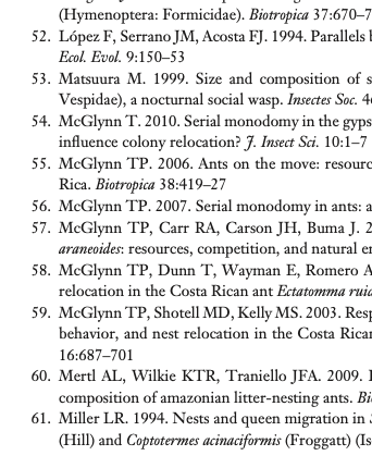 Screenshot of a lit cited section of a paper in which I cite a bunch of papers by McGlynn