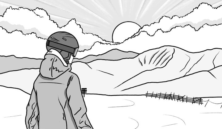 Back at Winter Park (Illustrated by: Hedy Zhou)