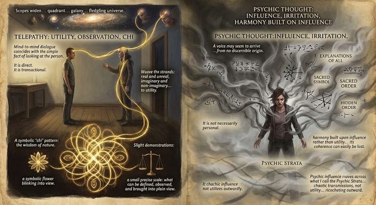 Telepathy and The Psychic: Two Movements of Thought