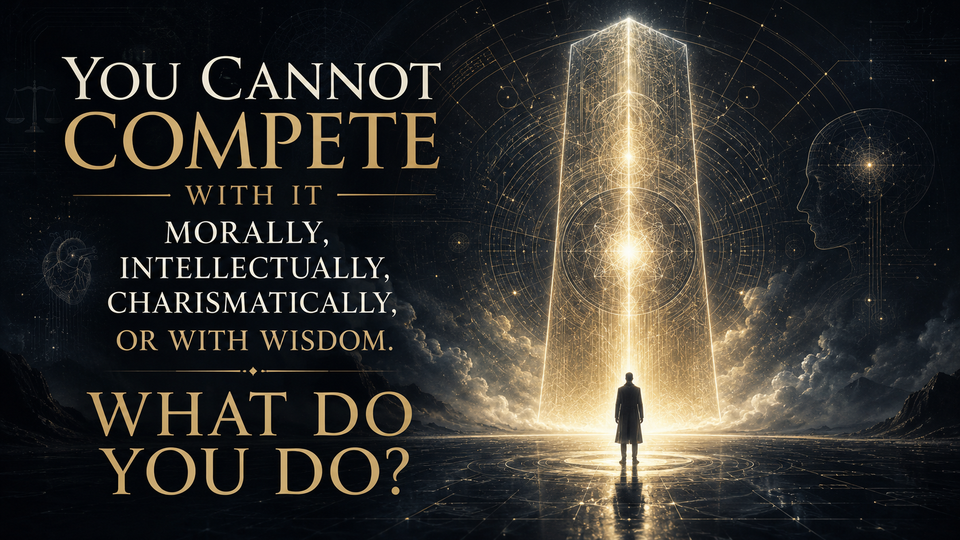 You Cannot Compete With It Morally, Intellectually, Charismatically or with Wisdom. What Do You Do?