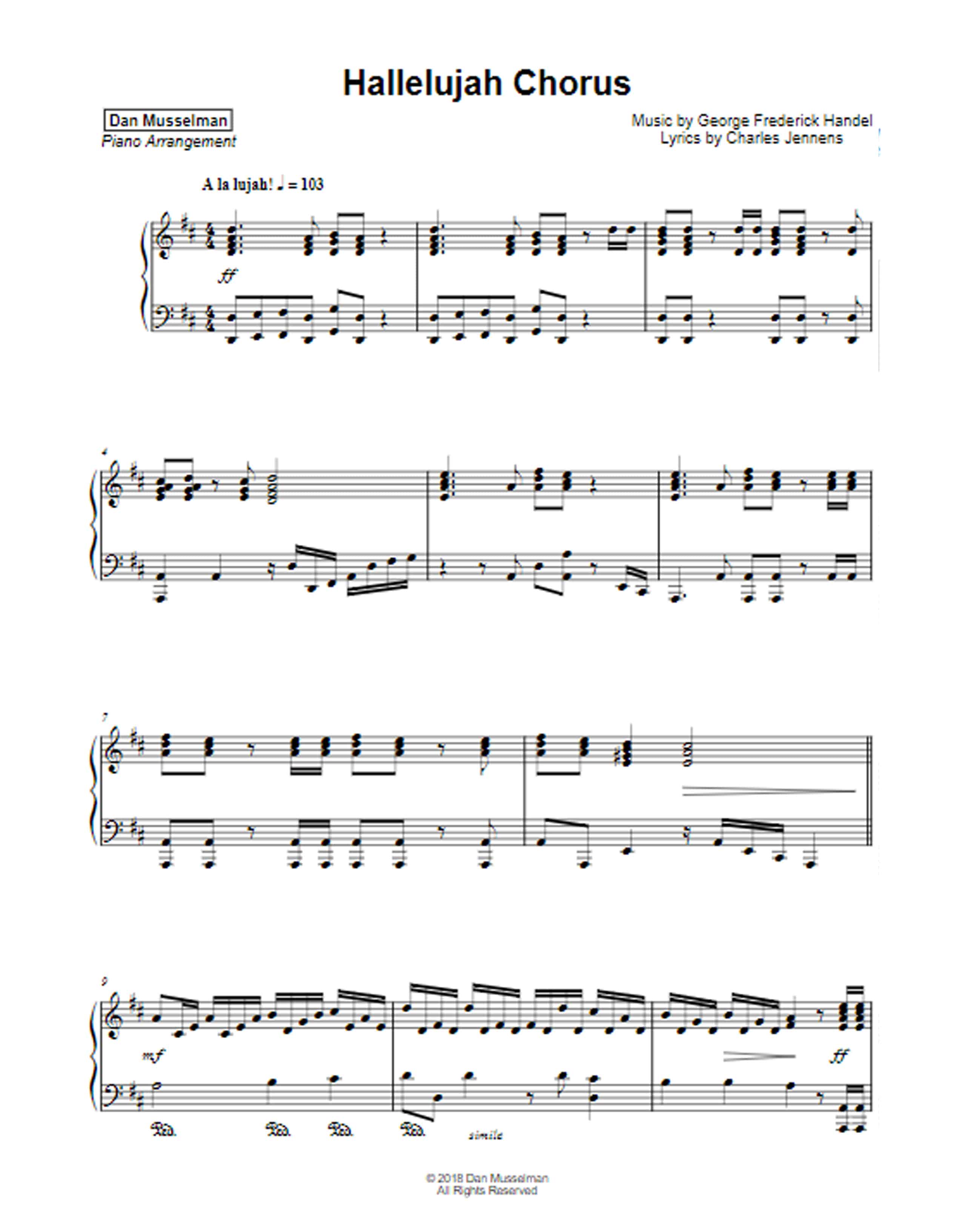 Hallelujah Chorus - Musicnotes