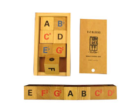 Magnetic Wooden Scale Blocks from Very Piano