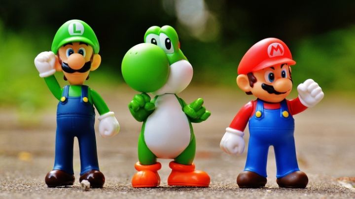 Luigi, Yoshi, Mario