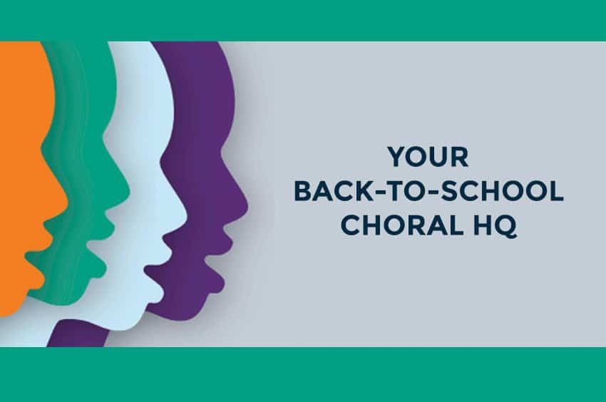 Choral sheet music