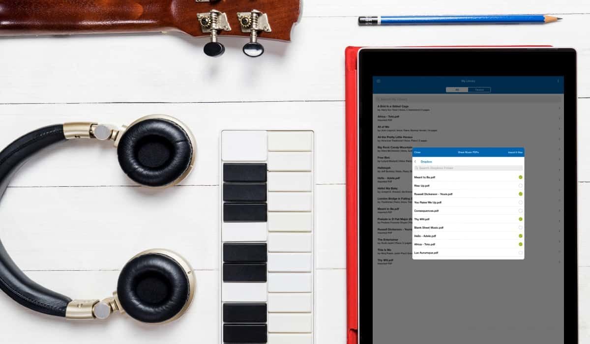 Musicnotes Dropbox Import