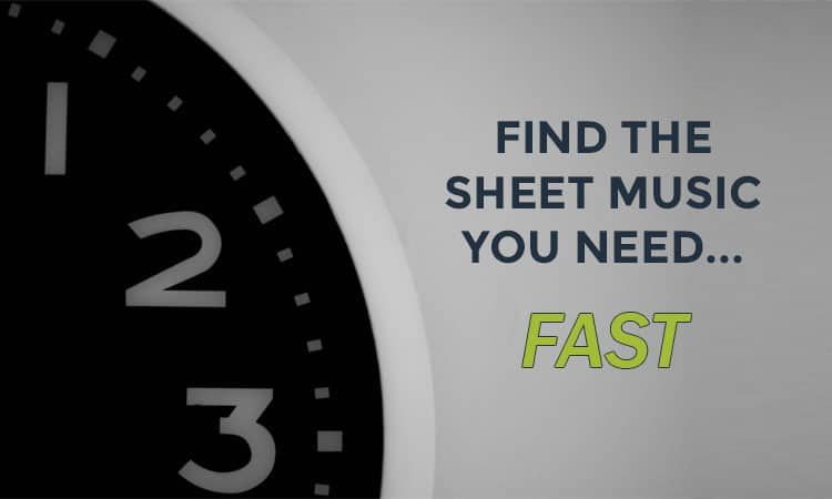 1,2,3 Play! Find the Sheet Music You Want, Fast