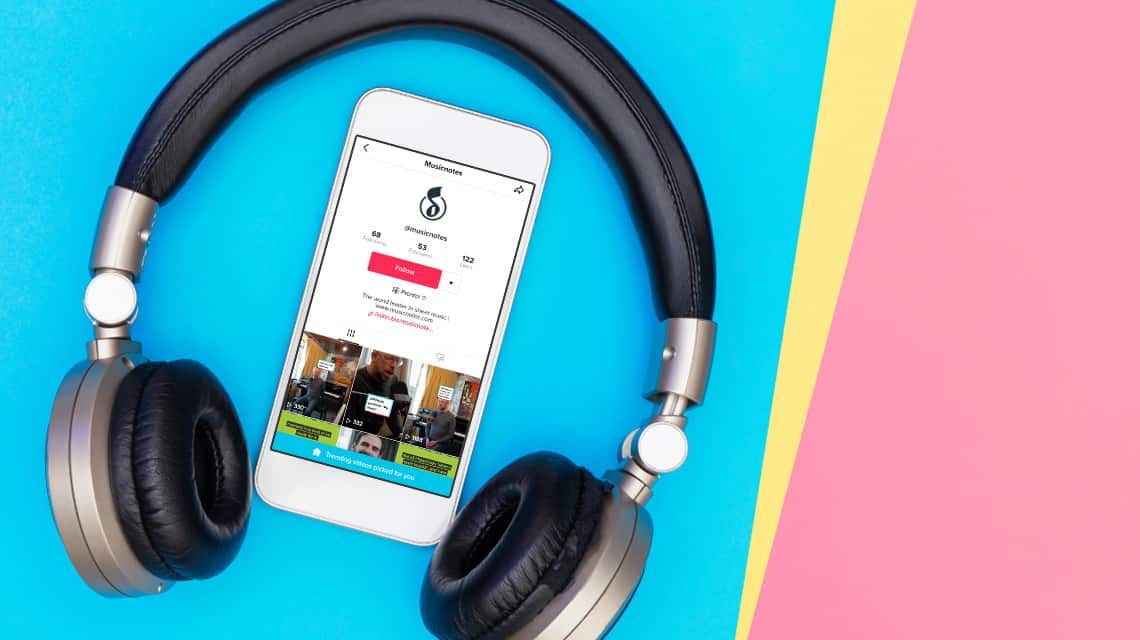 Follow Musicnotes on TikTok!