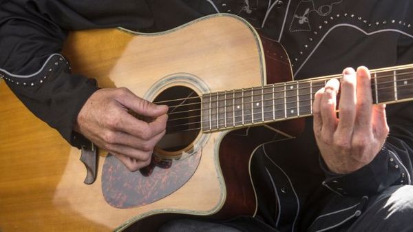 playing guitar - marshall tucker band