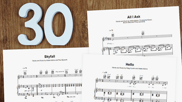 30 Arrangements to Celebrate Adele’s “30”
