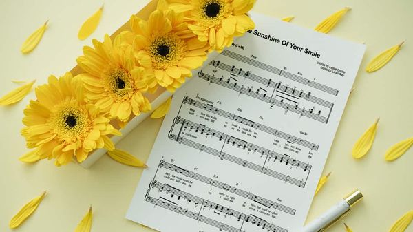Free Sheet Music For June: “The Sunshine of Your Smile”