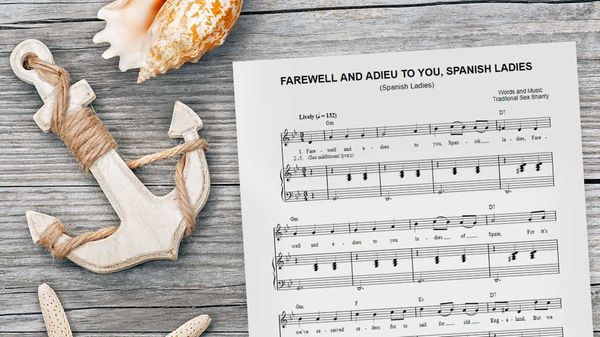 Free Sheet Music For March: “Spanish Ladies”