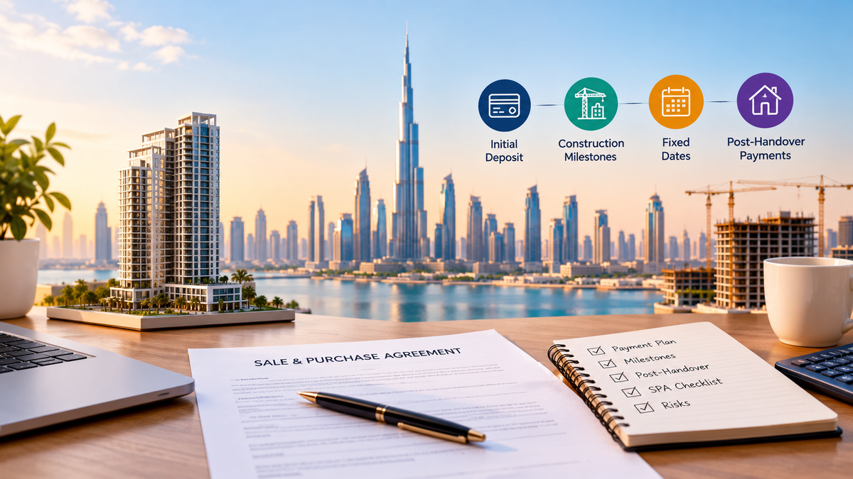 Off-Plan Payment Plans in Dubai Explained: Milestones, Post-Handover Plans, and What to Check