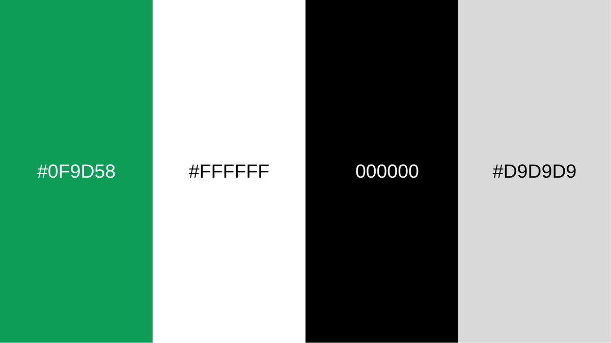 Google Sheets Green Color Hex Code