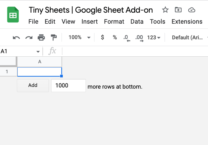 Why I Want A One Cell Google Sheet