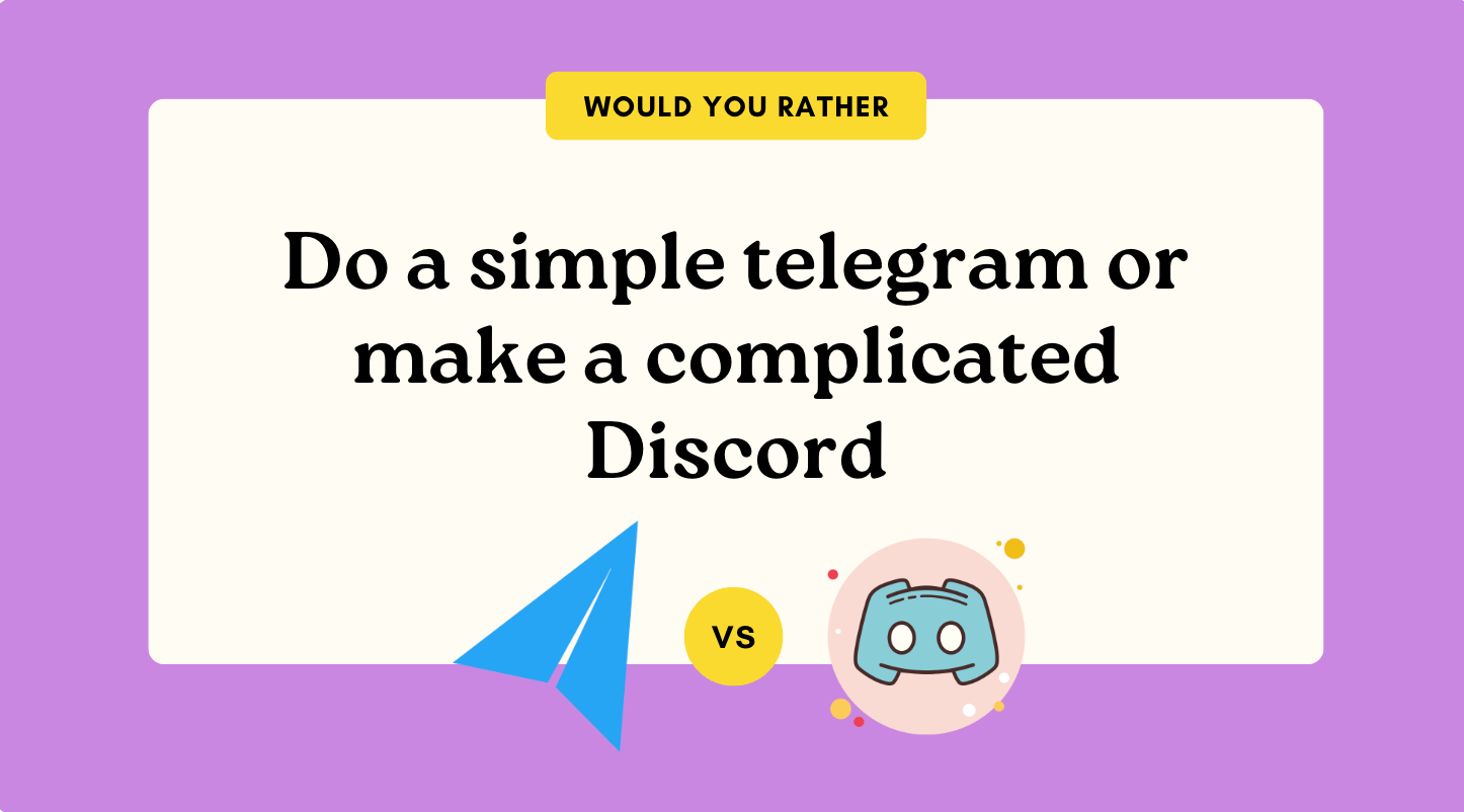 Telegram vs Discord: The Great Community Debate
