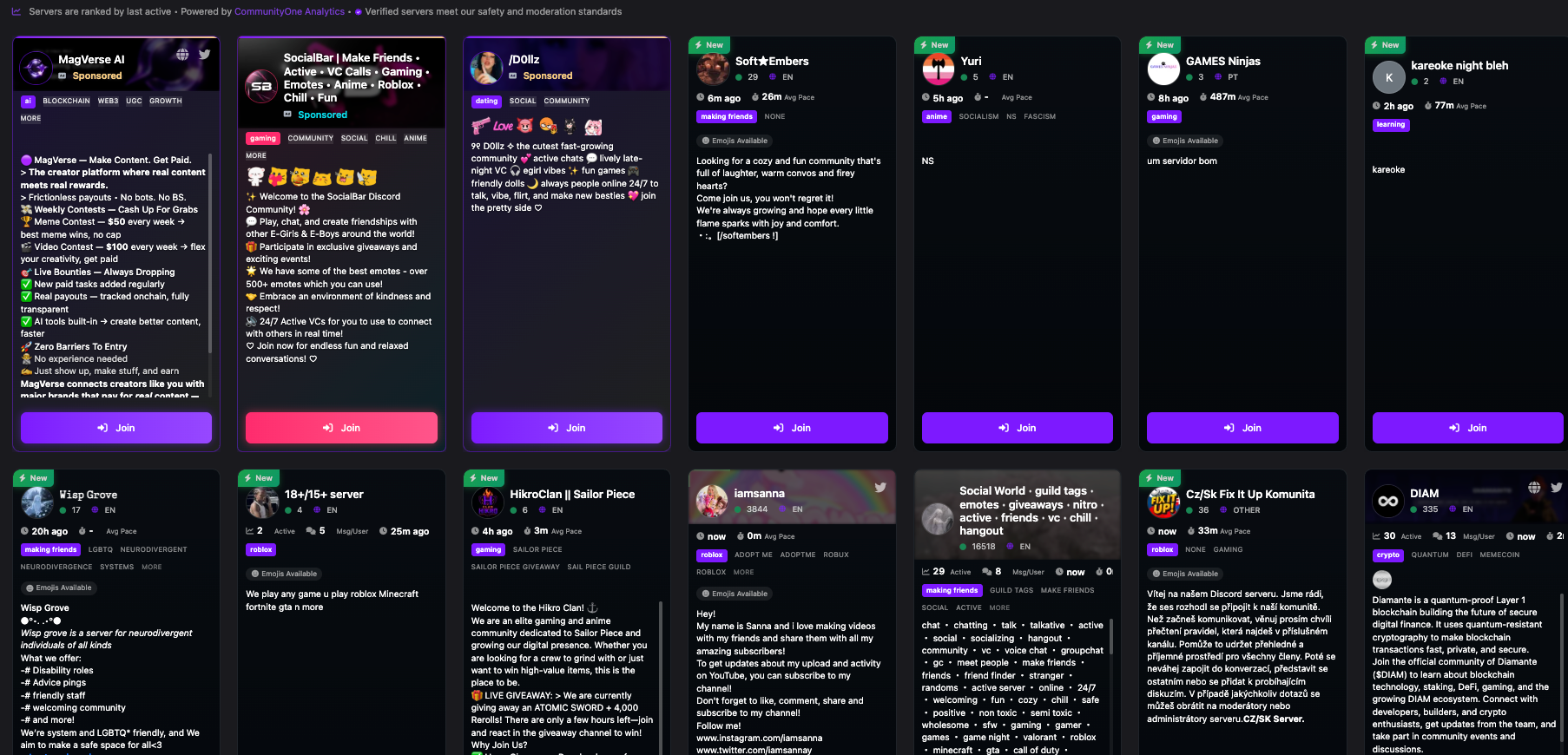 CommunityOne Server Ranking Algorithm: How to Help Your Community Thrive