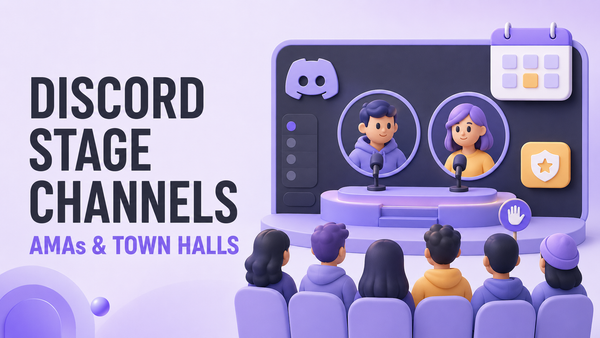 Discord Stage Channels: How to Host AMAs and Town Halls People Actually Show Up To