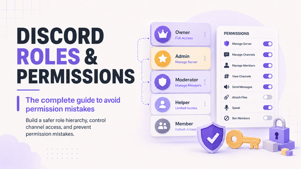 Discord Roles and Permissions: The Complete Guide to Not Breaking Your Server